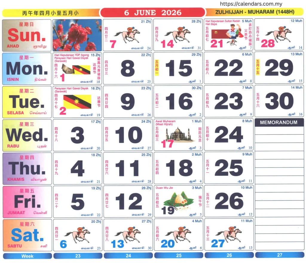 Calendar Malaysia 2026 - calendar-malaysia.com